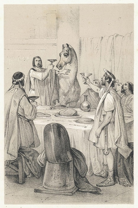 Калигуле приписывают продвижение своего коня на должность консула.