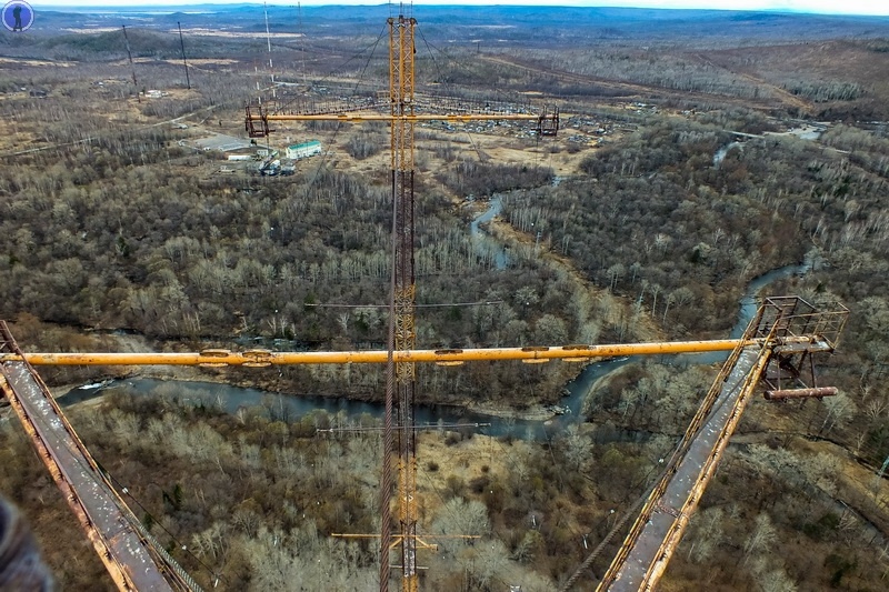 Залезли на 200-метровую заброшенную антенну дальней связи ВМФ СССР