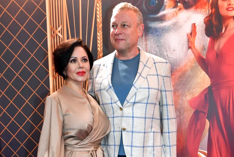 на фото Сергей Жигунов и Виктория Ворожбит