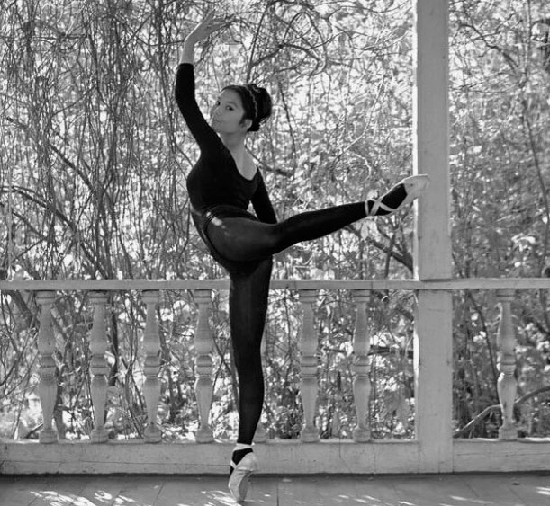 Наталья Аринбасарова в юности