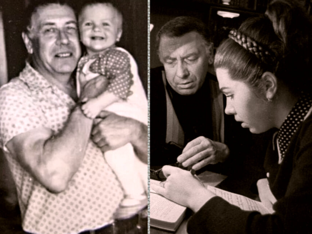 Елена Папанова с отцом Анатолием Папановым