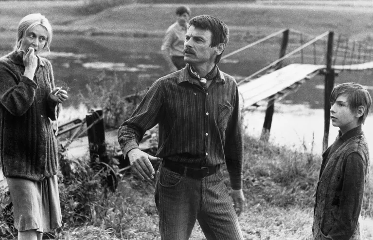 Маргарита Терехова и Андрей Тарковский на съемках фильма «Зеркало», 1974 год