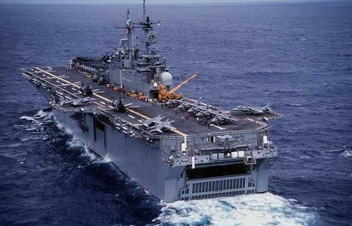 Десантный корабль USS Wasp./ Фото: hdpic.club