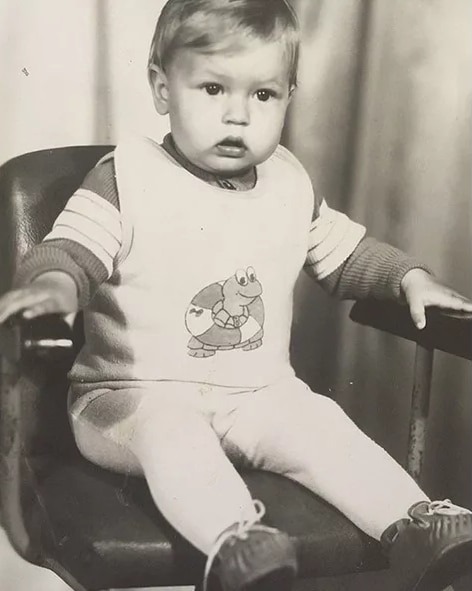 Евгения Лоза в детстве.