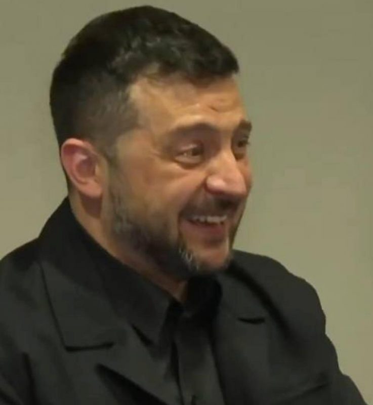    Безумное лицо Зеленского говорит само за себя