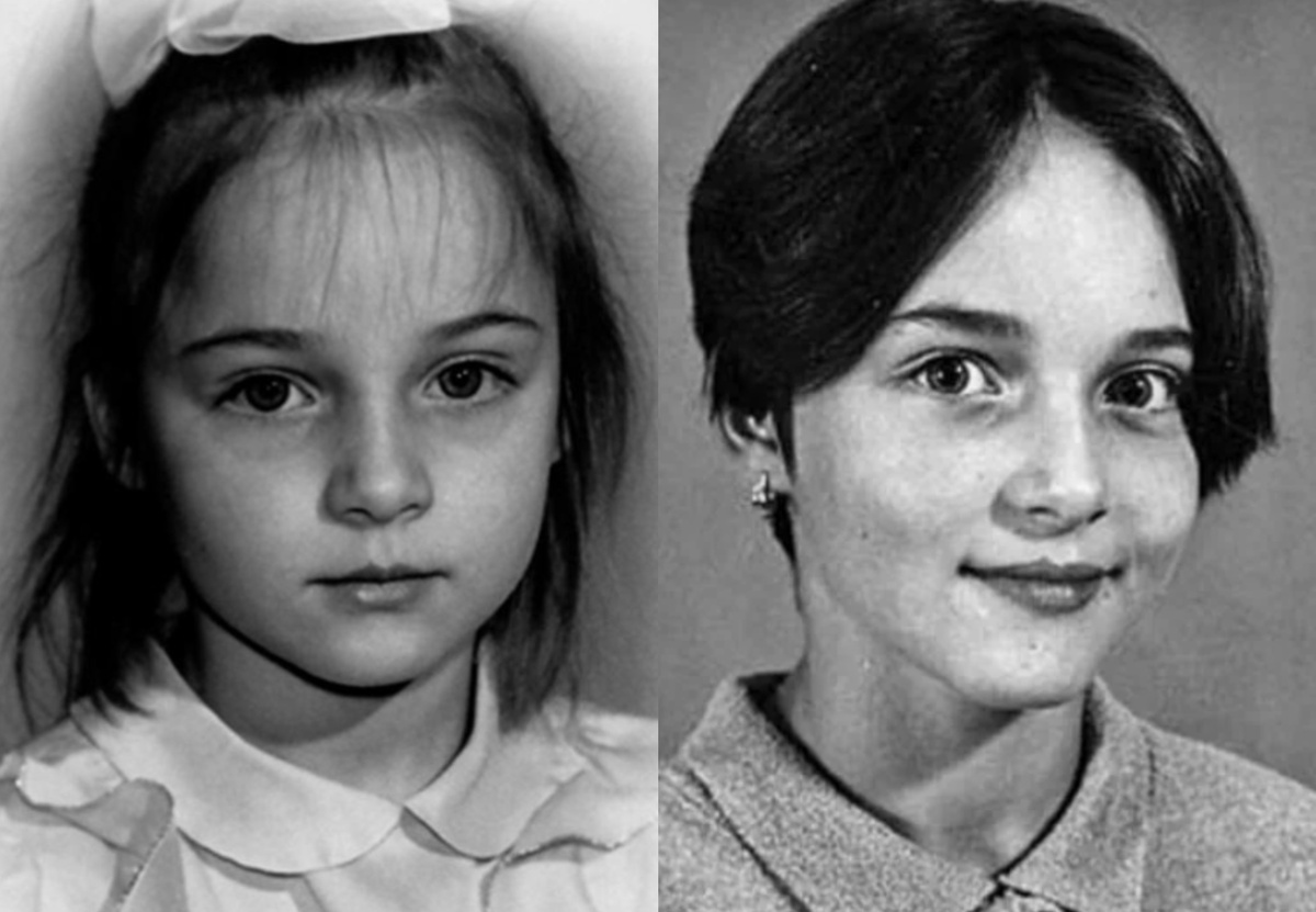 на фото Анна Снаткина в детстве