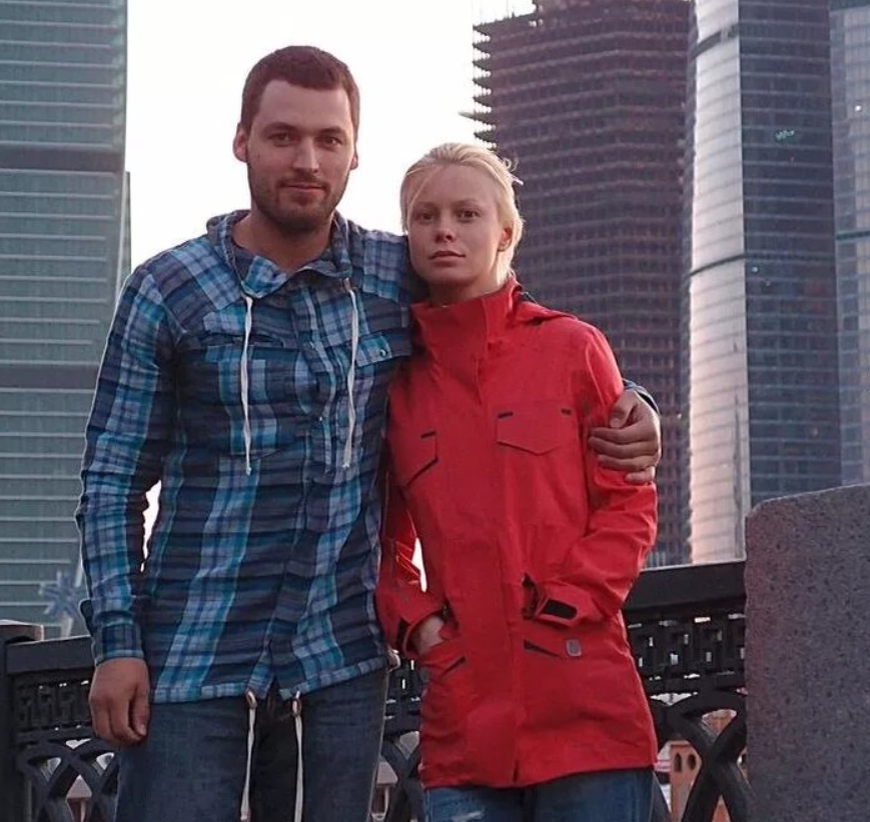 Евгения Осипова с мужем
