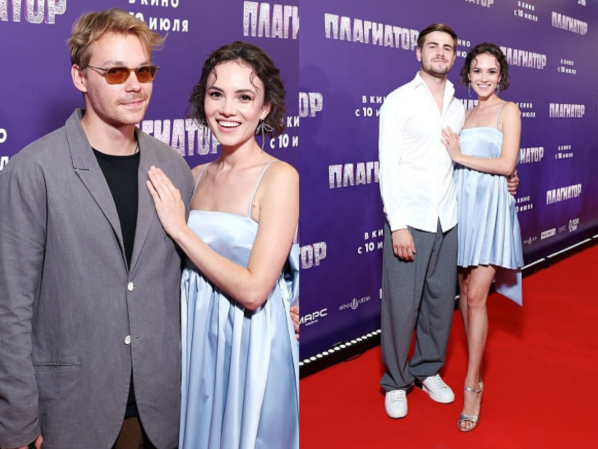 Стася Милославская с Романов Евдокимовым и Егором Ушаковым