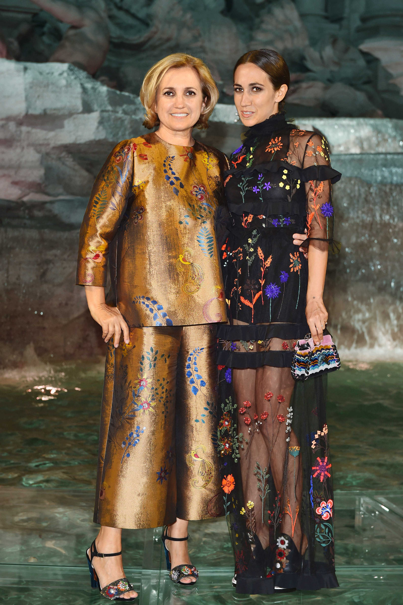 Silvia Venturini and Delfina Fendi